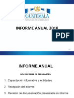 Presentación Informe Anual 2018
