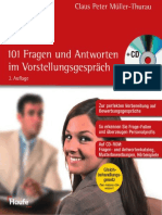 101 Fragen Und Antworten Im Vorstellungsgesprach