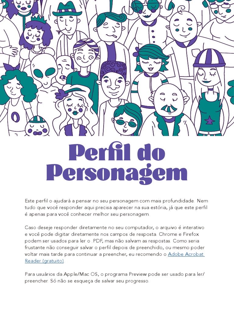Construção de Perfil de Personagem | PDF | Família