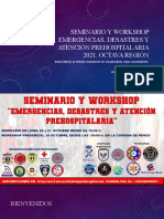 Seminario y Workshop Emergencias, Desastres y Atención