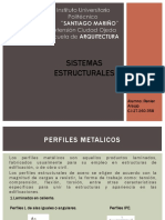 Perfiles metálicos y cerchas estructurales