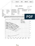 Model: JC Size: 4X6-14 Group: 3J 60Hz RPM: 870 Stages: 1: Operating Conditions Pump Performance