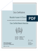 Cisco Certified Network Associate Certificate