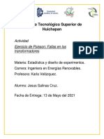 Ejercicio de Poisson Fallas en Los Transformadores