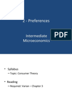 2 - Preferences: Intermediate Microeconomics