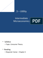 3 - Utility: Intermediate Microeconomics