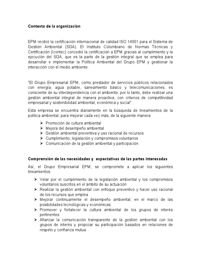 Iso 14001 de 2015 | PDF | Economias | Entorno natural