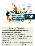 Proyecto Cientifico 2 - S11 - Tema Monomios