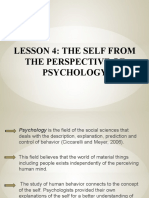 UTS Psychological Perspective