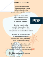 CALAVERA EVALUATIVA... La Catrina Andaba Apurada a Sus Alumnos Tenía Que Evaluar Estaba Todita Estresada Pues No Todos Se Podían Conectar Algunos No Tenían Datos Otros No Tenían Celular Parecía Cosa de l (1)