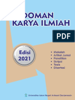 Pedoman Karya Ilmiah Uin 2021