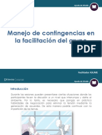 Manejo de Contingencias en La Facilitación Del Grupo