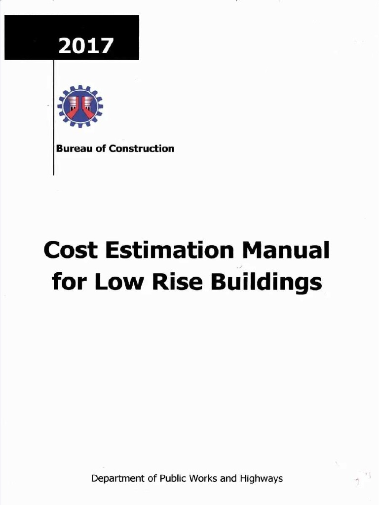 DPWH Cost Estimation Manual for Low Rise Buildings | PDF