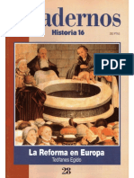 Revista Cuadernos Historia 1995 La Reforma en Europa