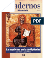 Revista Cuadernos Historia  1995 La Medicina en La Antigüedad