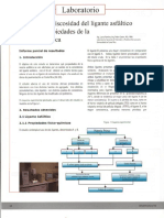 Efecto de La Viscosidad Del Ligante Asfaltico Sobre Las Propiedades de La Mezcla Asfaltica