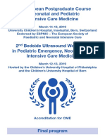 13 European Postgraduate Course in Neonatal and Pediatric Intensive Care Medicine