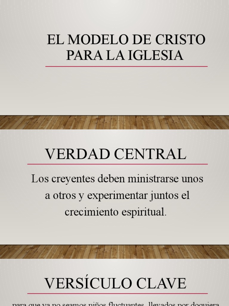 El Modelo de Cristo para La Iglesia | PDF