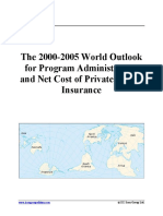 The 2000-2005 World Outlook For Program Administration and Net Cost of Private Health Insurance
