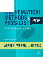 7th Mathematical Methods For Physicists
