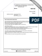 Further Mathematics: University of Cambridge International Examinations General Certificate of Education Advanced Level