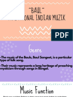 Traditional Indian Muzik of Bauls