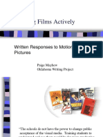 Active Viewing and Analysis of Films