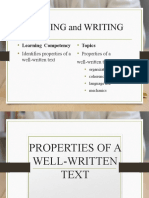 PROPERTIES OF A WELL-WRITTEN TEXT Final