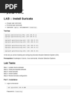 LAB:: Install Suricata