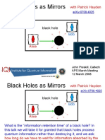 Black Hole As Being A Mirror