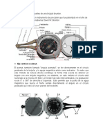 Descripción de Las Partes de Una Brújula Brunton
