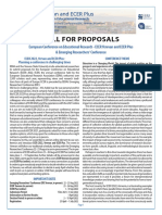 ECER 2022 Call For Proposals Fin