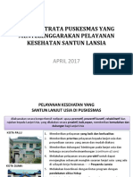 DO DAN STRATA PUSKESMAS YANG MENYELENGGARAKAN PELAYANAN KESEHATAN KES APRIL 2017