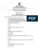 Summative Test WEEK 1 Grade10 Firstquarter