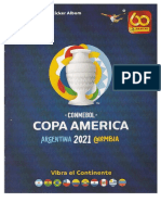 Album Panini Copa America ARG-URU 2021