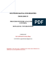 Solution Manual Process Dynamics and Control Donald R Coughanowr