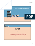 What Is: Technopreneurship