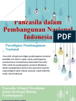 Pancasila Dalam Pembangunan Nasional Indonesia
