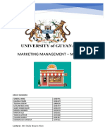 Marketing Management - MKT 3103: Lecturer-Mrs Onika Munroe-Nials