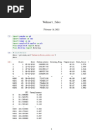 Walmart - Sales: Pandas PD Seaborn Sns Numpy NP Matplotlib - Pyplot PLT Matplotlib Datetime