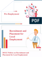 1 - Pre-Employment Phase - PPT Presentation