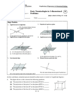 Worksheet 6.1: Basic Terminologies in 3-Dimensional Problems