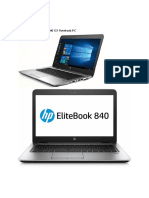 Figure: HP Elitebook 840 G3 Notebook PC: Product Image