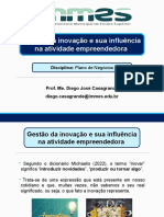 Aula 3 - Gestão Da Inovação e Sua Influência Na Atividade Empreendedora