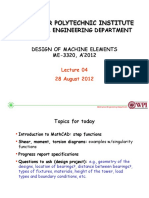 Shear Moment Diagrams