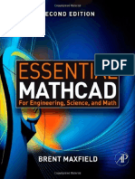 Brent Maxfield - Essential Mathcad For Engineering, Science, and Math W - CD, Second Edition (2009, Academic Press)