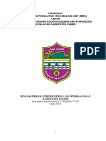 Proposal Fasilitasi Peralatan Rice Milling Unit (Rmu) Untuk Sarana Penunjang Khusus Gudang SRG Purwadadi Di Wilayah Kabupaten Ciamis