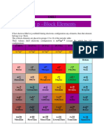 p - block elements