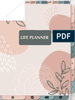 Digital Life Planner Monthly Overviews