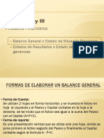 Formas de Elaborar Un Balance General